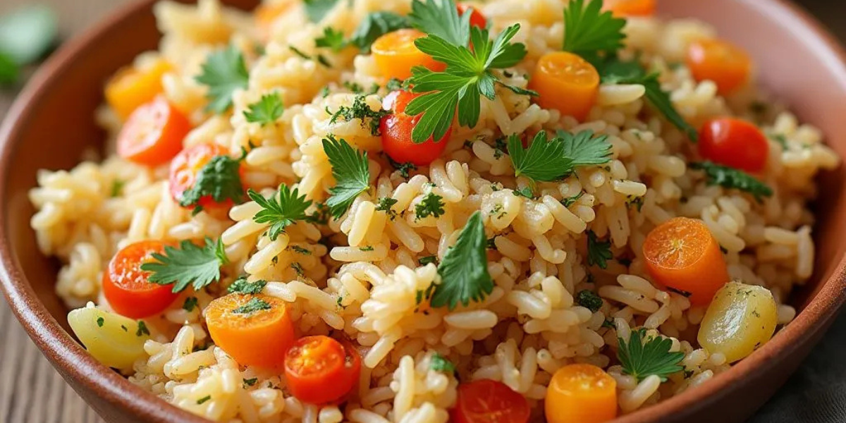 "Delicious Ethnic Brown Rice with Vegetables Recipe for a Flavorful Meal"