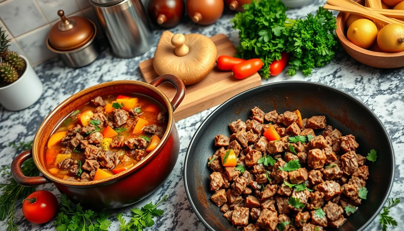 Diced beef recipes