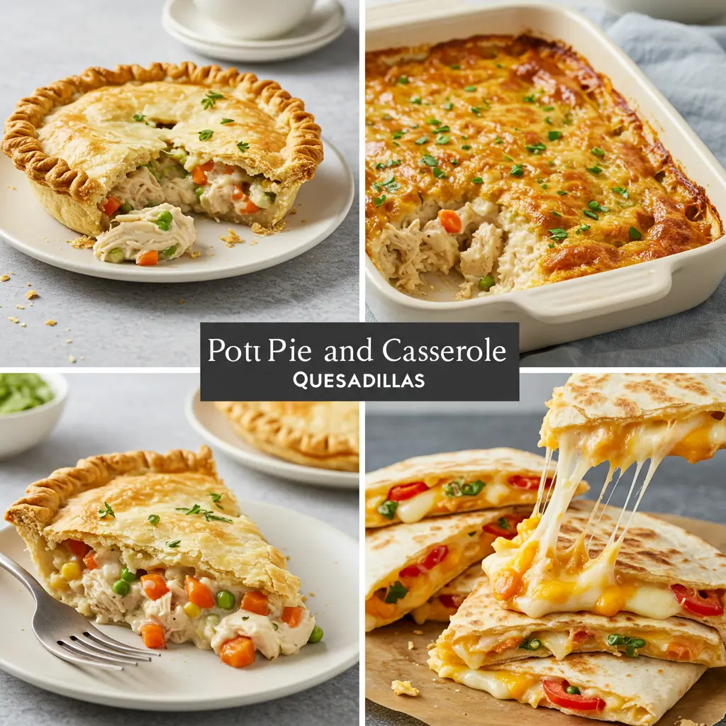 "Delicious rotisserie chicken leftover meal served with fresh herbs and vegetables"