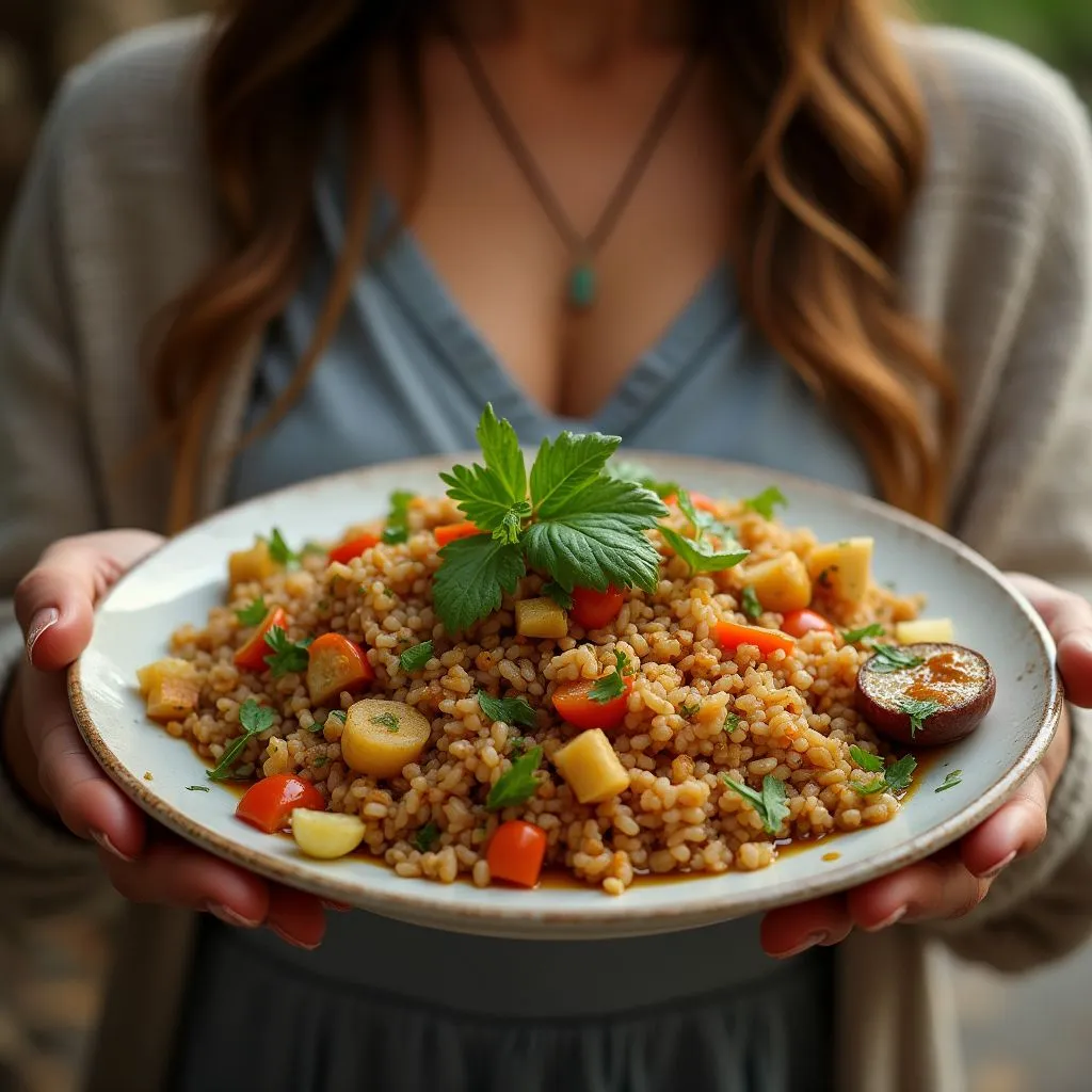 Ethnic Brown Rice with Vegetables Recipe 