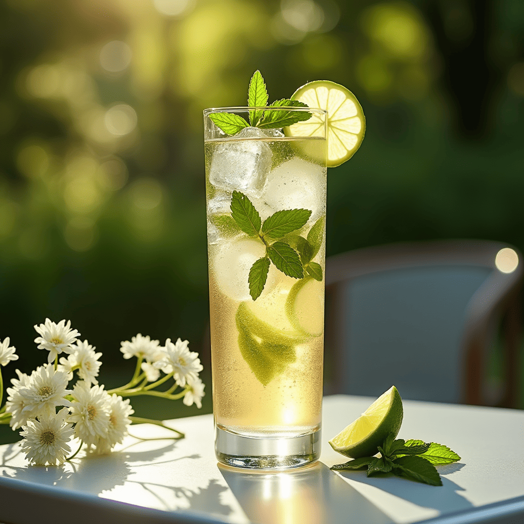 Refreshing Hugo Spritz Recipe with Mint and Lime Garnish