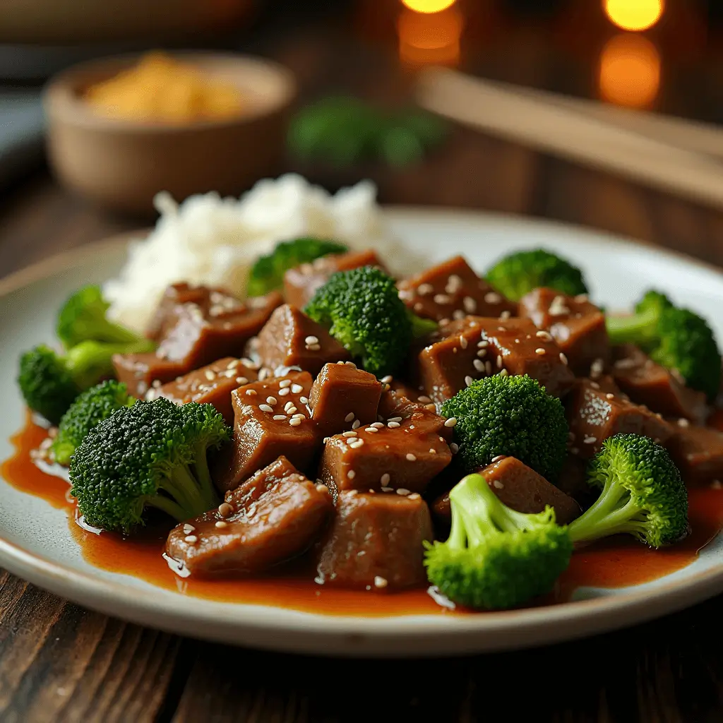 Delicious Beef and Broccoli Stir-Fry with Rice