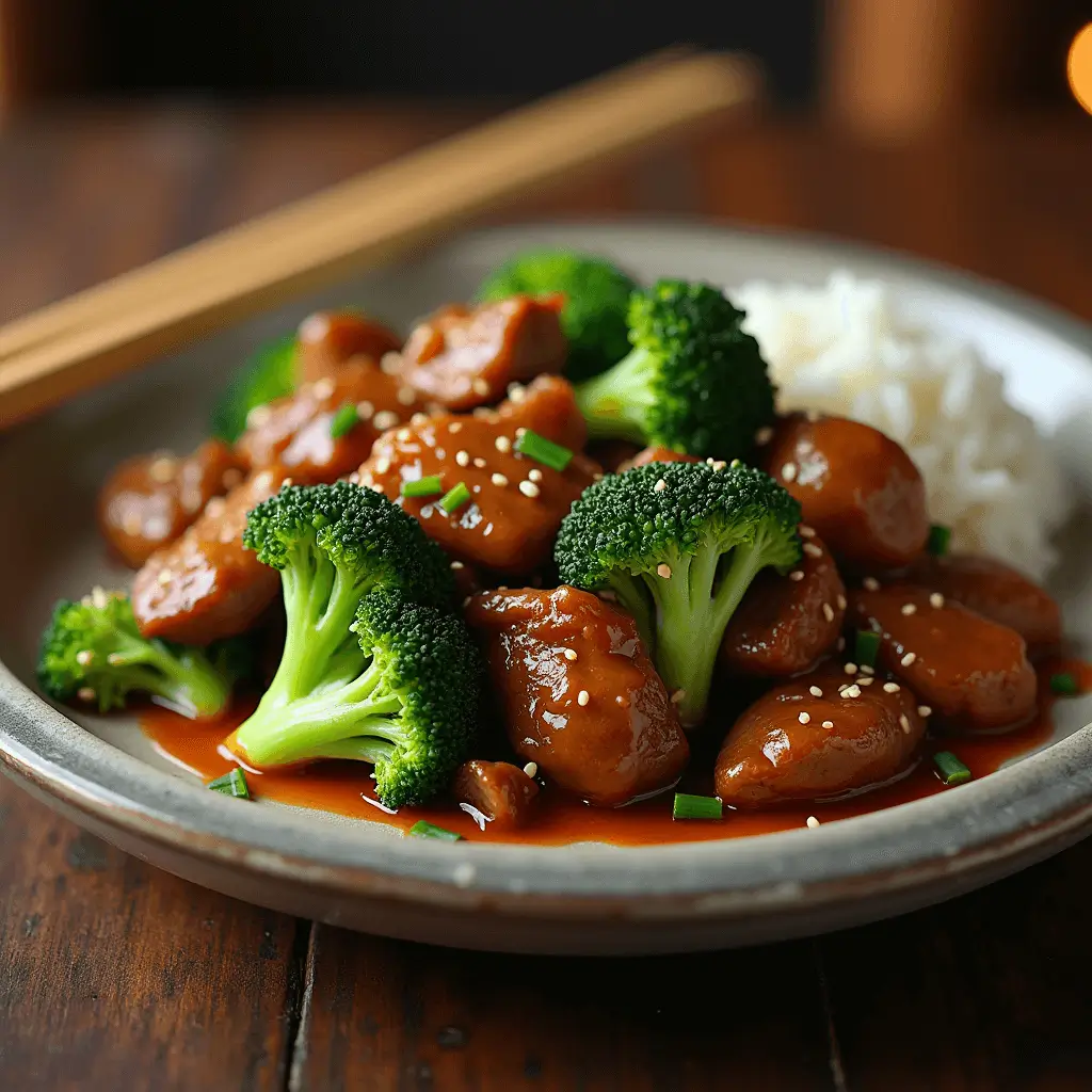 Delicious Beef and Broccoli Stir-Fry with Rice