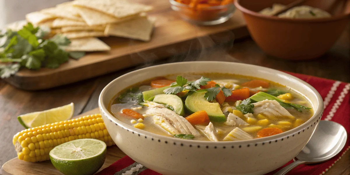 Caldo de Pollo Recipe - Traditional Mexican Chicken Soup