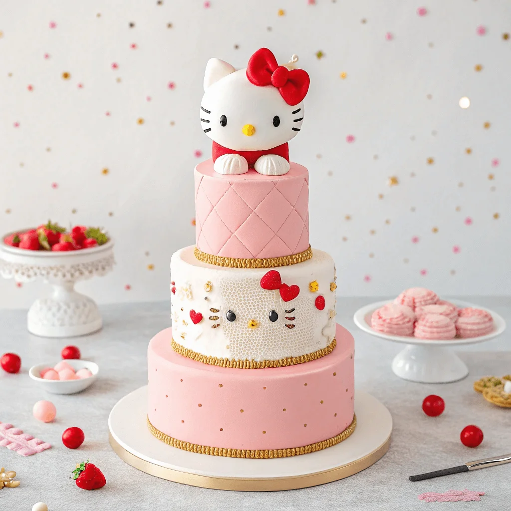 "Adorable Hello Kitty Cake Decorating Ideas | Kawaii Birthday Dessert Inspiration"