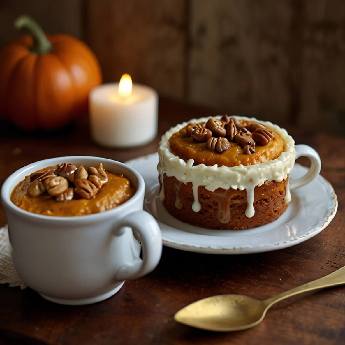 Delicious pumpkin dump cake with a golden topping and creamy pumpkin filling, perfect for fall