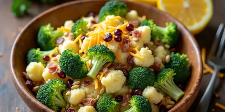 Broccoli Cauliflower Salad Recipe