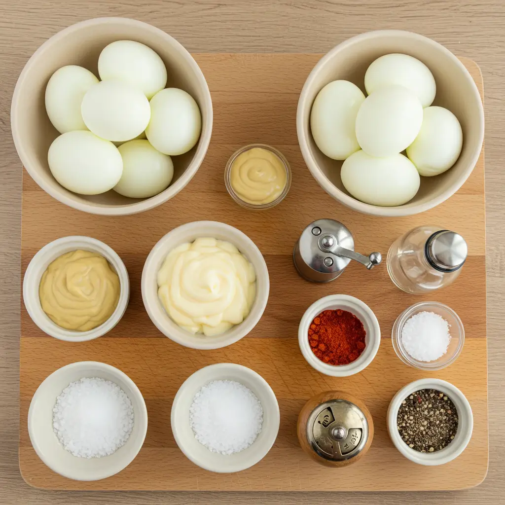 Classic Deviled Eggs Appetizer