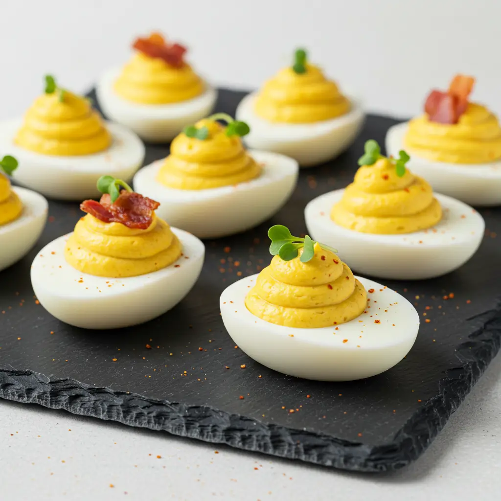 Classic Deviled Eggs Appetizer