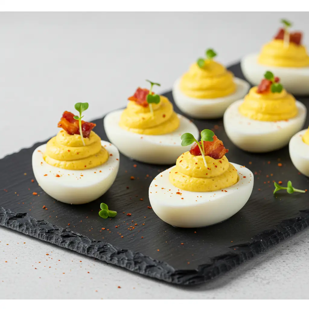 Classic Deviled Eggs Appetizer