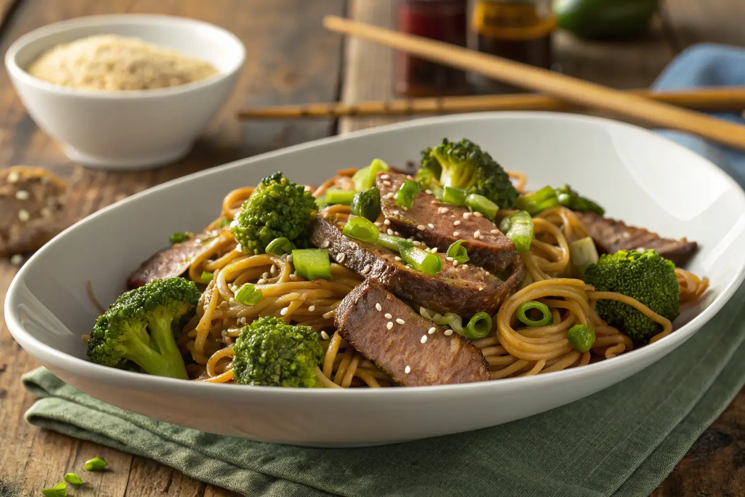 Beef and Broccoli Lo Mein