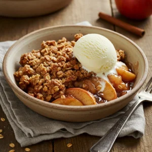 Classic Homemade Apple Crisp – Warm, Cozy Fall Dessert Delight