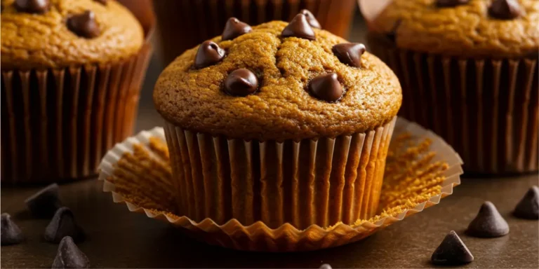pumpkin chocolate chip muffins