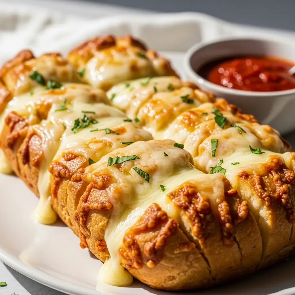 Cheesy Garlic Pull Apart Bread Servings Soft, Buttery, and Loaded with Cheese